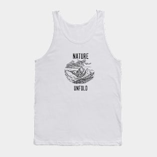 Camping Adventure Funny Camping Sunset Tent Vintage Tank Top